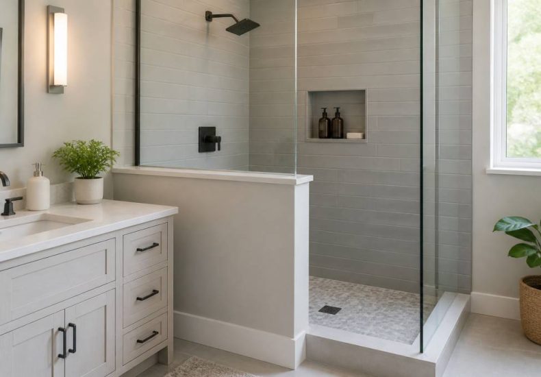 Knee wall height for shower: ideal dimensions, design tips, and code considerations